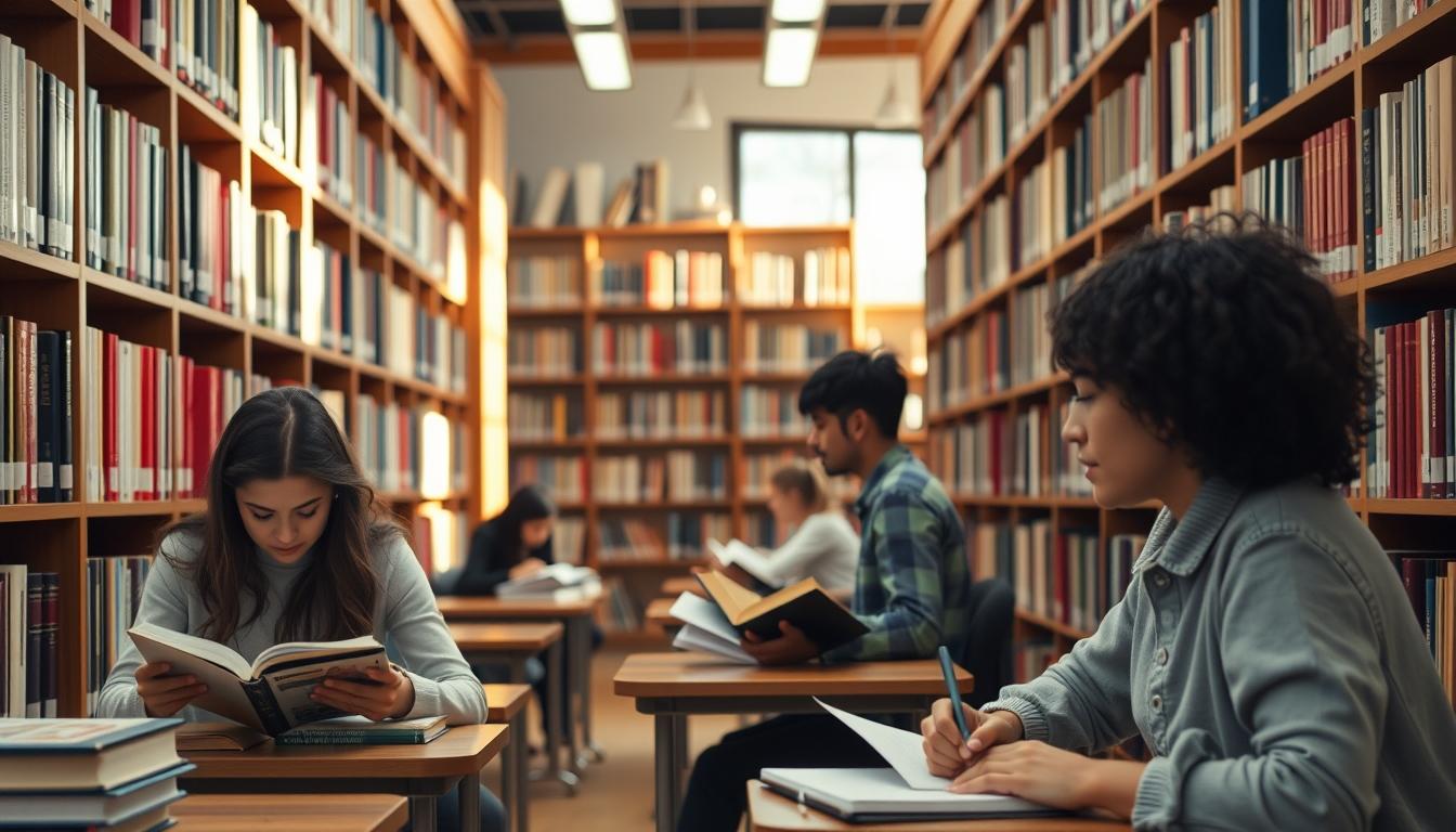 Modern university campus for students